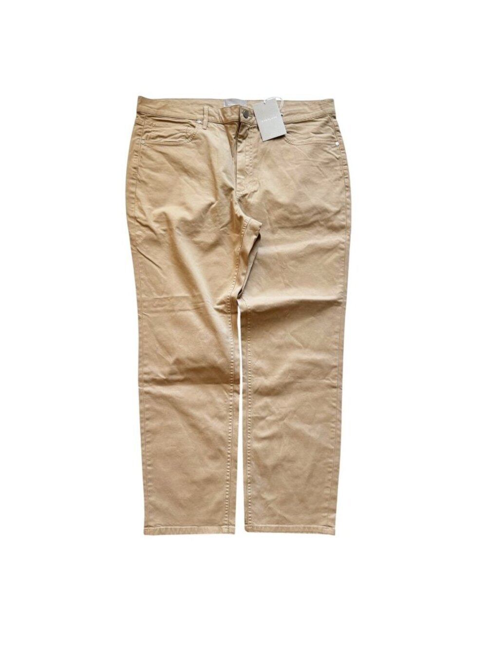 NWT Everlane Men’s The Midweight Twill 5 Pocket Slim Pant In Khaki Size 38x30